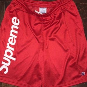 Supreme x champion shorts